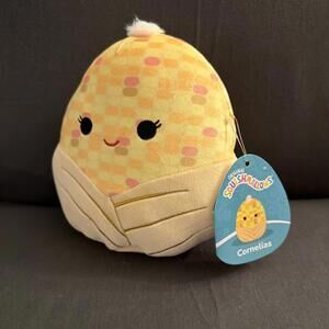SQUISHMALLOWS CORNELIUS THE CORN COB 7.5" FALL HARVEST SQUAD NEW w TAG KELLYTOY
